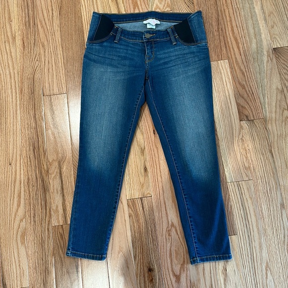 Isabel Maternity Skinny Cropped Jeans - Picture 1 of 4